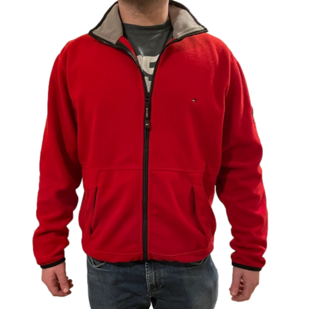 Vintage Tommy Hilfiger full zip polar fleece jacket